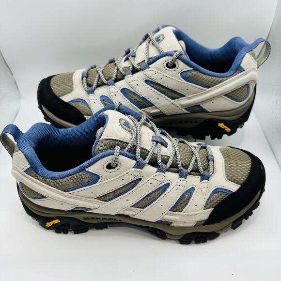 Merrell Women's Moab 2 Vent Hiking Shoes, Aluminum/Marlin, Size 9.5 US - Picture 1 of 8